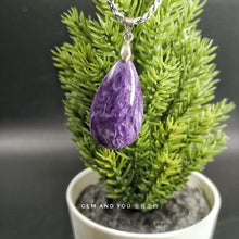 Load image into Gallery viewer, Charoite Pendant 29mm*16mm*10mm