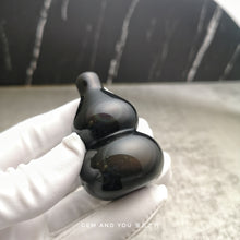 Load image into Gallery viewer, Natural Rainbow Obsidian Carving Gourd(Wu Lou) 60mm*39mm