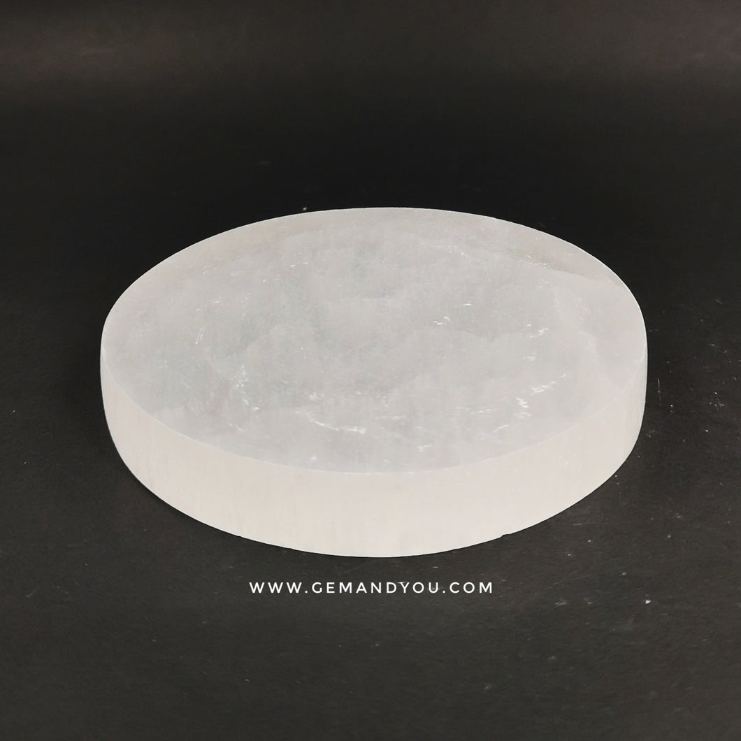 Selenite Plate round (80mm-82mm)*13mm