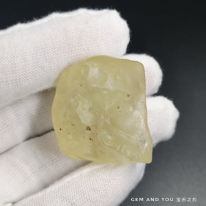 Libyan gold tektite raw 31mm*28mm*18mm