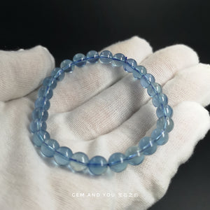 Aquamarine Bracelet 7mm