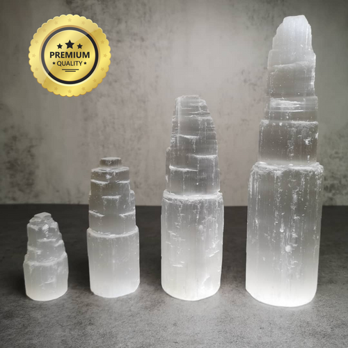 Selenite Tower 6cm 10cm 15cm 20cm