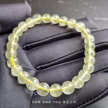 Load image into Gallery viewer, Libyan Gold Tektite Bracelet 7mm 利比亚黄陨石7mm
