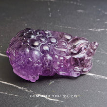 Load image into Gallery viewer, Amethyst Carving Pi Xiu (Pi Yao) 75mm*50mm*30mm