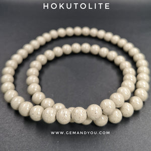 Hokutolite 北投石 项链8mm