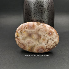 将图片加载到图库查看器中，樱花玛瑙/花玛瑙板抛光81mm*57mm*17mm