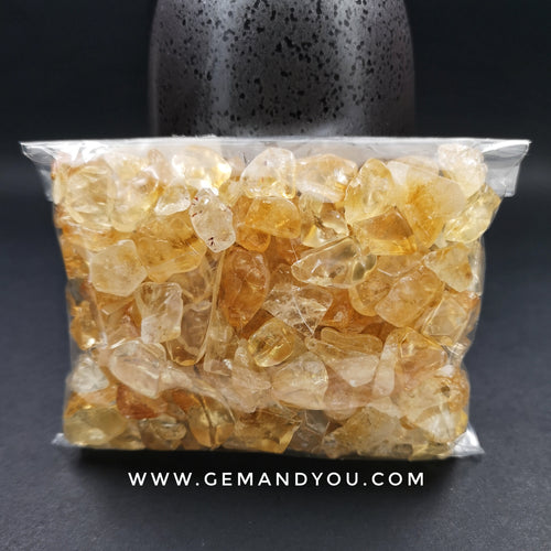 Citrine Chips polished Pack (200gram)
