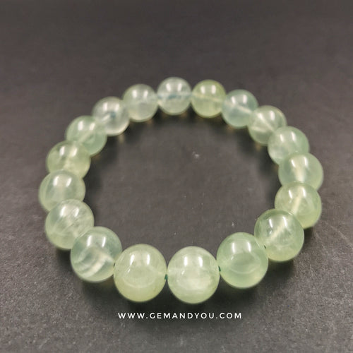Prenite葡萄石手链11毫米
