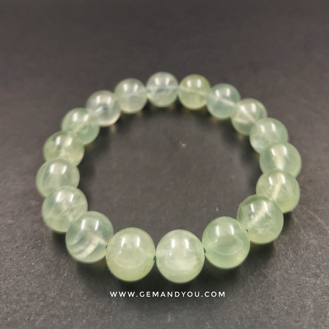 Prenite葡萄石手链11毫米