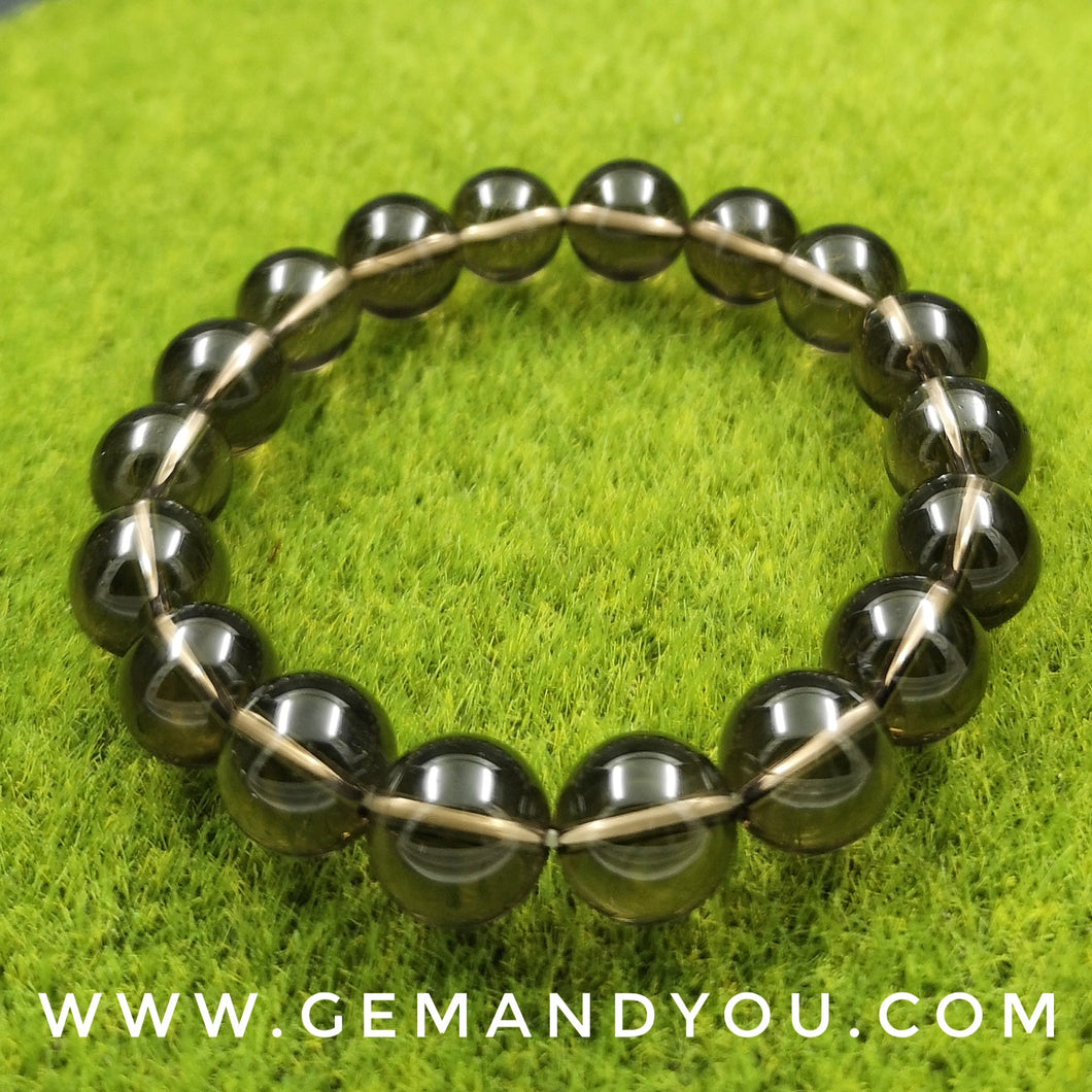 茶晶手链 10 毫米