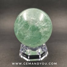 Load image into Gallery viewer, Green Fluorite Ball/Sphere D:62mm