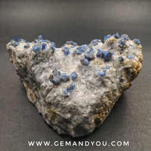Load image into Gallery viewer, Blue Spinel Crystal On Matrix 107mm*90mm*51mm  459gram