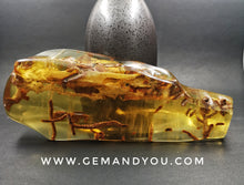 Load image into Gallery viewer, Amber Polished 183mm*73mm*30mm 191gram