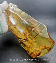 Load image into Gallery viewer, Amber Polished 183mm*73mm*30mm 191gram