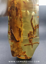 Load image into Gallery viewer, Amber Polished 183mm*73mm*30mm 191gram