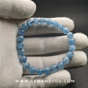 Aquamarine Bracelet 7mm