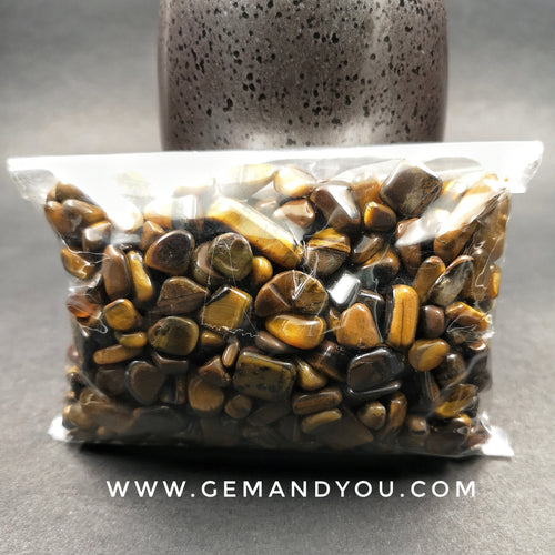 Yellow Tiger Eye Chips PolishedPack (200 gram)