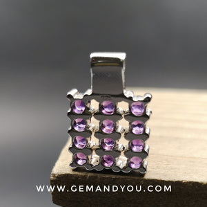 Amethyst Pendant 23mm*16mm*4mm