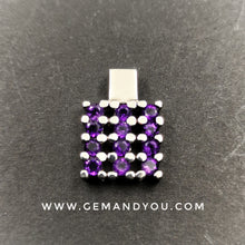 Load image into Gallery viewer, Amethyst Pendant 23mm*16mm*4mm