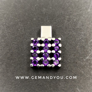 Amethyst Pendant 23mm*16mm*4mm