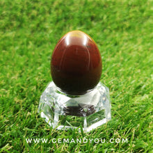 Load image into Gallery viewer, Blood Stone Carved Egg 45mm*35mm