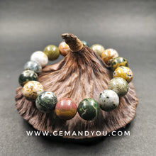 Load image into Gallery viewer, Ocean Jasper Bracelet 13mm