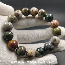 Load image into Gallery viewer, Ocean Jasper Bracelet 13mm