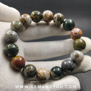 Ocean Jasper Bracelet 13mm