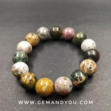 Load image into Gallery viewer, Ocean Jasper Bracelet 14mm