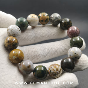 Ocean Jasper Bracelet 14mm