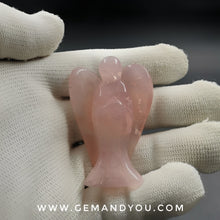 Load image into Gallery viewer, Rose Quartz Carving Angel H:50mm=2inch
