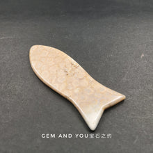 Load image into Gallery viewer, Fossillised Coral Gua Sha /Massage Slab Tool 84mm*30mm*4mm