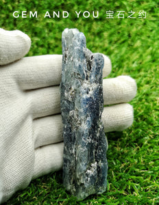 Blue Kyanite Raw Stone 107mm*27mm*18mm