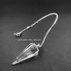 Clear Quartz Pendulum 38mm*16mm