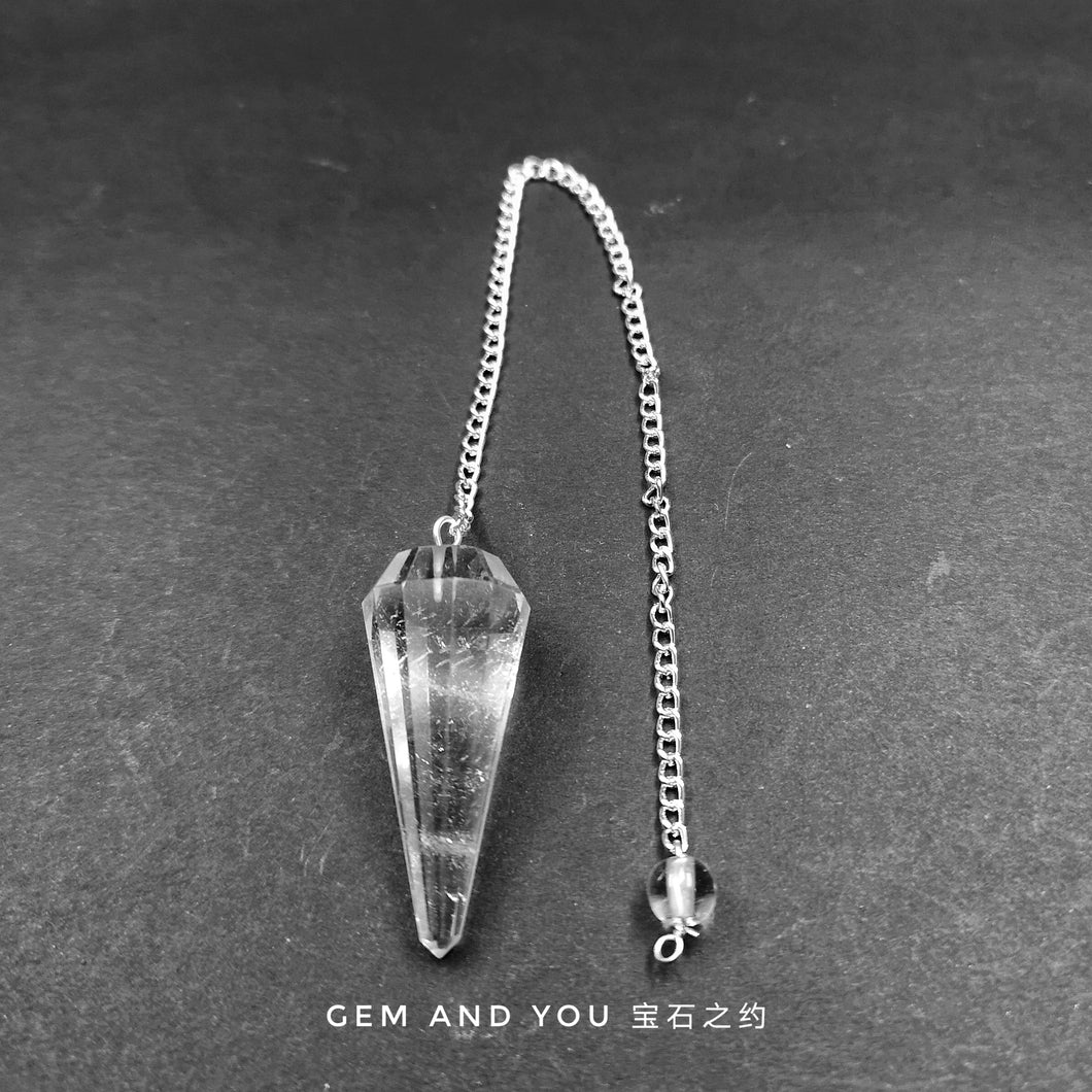 Clear Quartz Pendulum 38mm*16mm