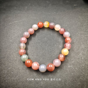 Yanyuan Agate Candy Colour Bracelet 8mm