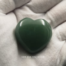 Load image into Gallery viewer, Green Adventurine Small Heart Carving 30mm*28mm*18mm