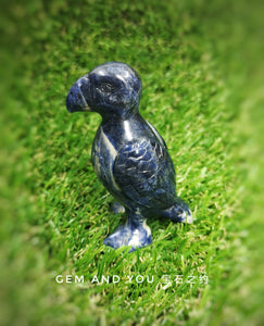 Sodalite Lucky Bird Carving 75mm*35mm*30mm