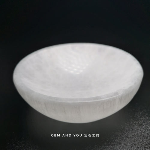 Selenite Bowl D:12cm