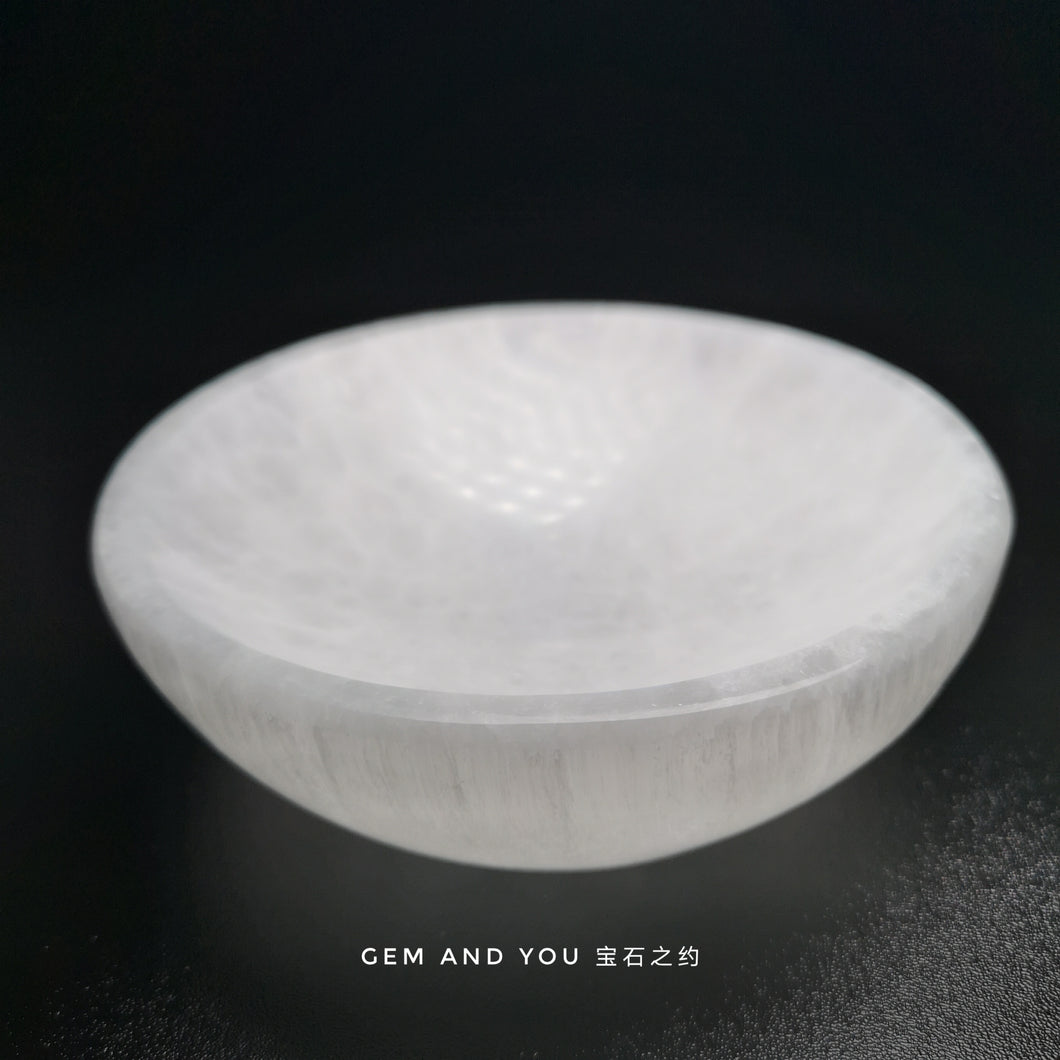 Selenite Bowl D:12cm