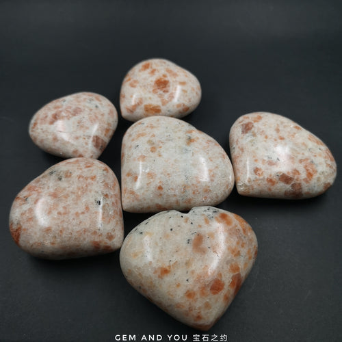 Sun Stone Carving Hearts