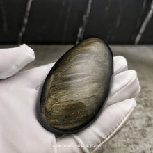 Load image into Gallery viewer, Gold Sheen Obsidian  Polished Carving 92mm*48mm*22mm