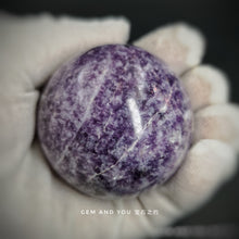 Load image into Gallery viewer, Lepidolite Ball 55mm