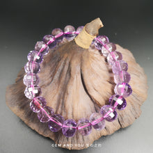 Load image into Gallery viewer, Amethyst Bracelet ( Faceted) 10mm