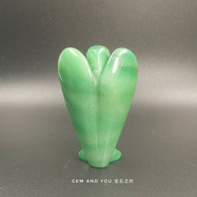 Load image into Gallery viewer, Green Adventurine Angel Carving 73mm*48mm*21mm