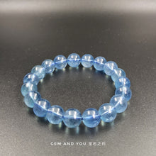 Load image into Gallery viewer, Aquamarine Bracelet 11mm
