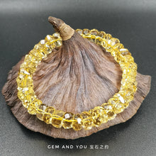 Load image into Gallery viewer, Citrine Faceted Bracelet 10mm AAA