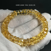 Load image into Gallery viewer, Citrine Faceted Bracelet 10mm AAA