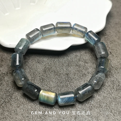 Labradorite Bracelet 9mm拉长石手链9mm