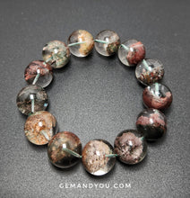 Load image into Gallery viewer, Multi Colour Phantom Quartz Bracelet 18-19mm 彩幽灵水晶手链18-19mm